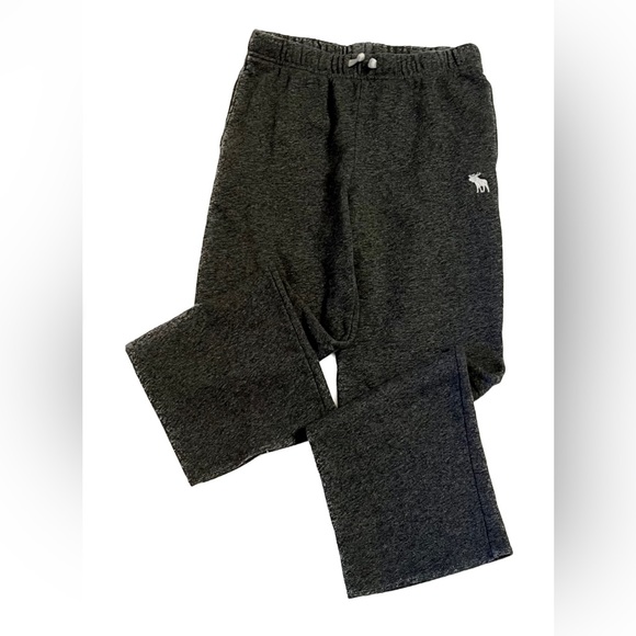 Abercrombie kids, gray wideleg sweatpants, worn once, size 11/12 - Picture 1 of 1